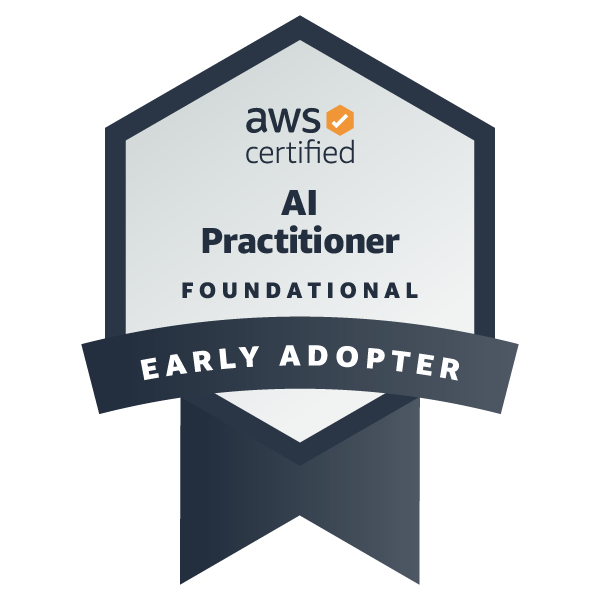 AWS Certified AI Practitioner Early Adopter badge