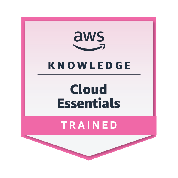 AWS Knowledge Cloud Essentials training badge