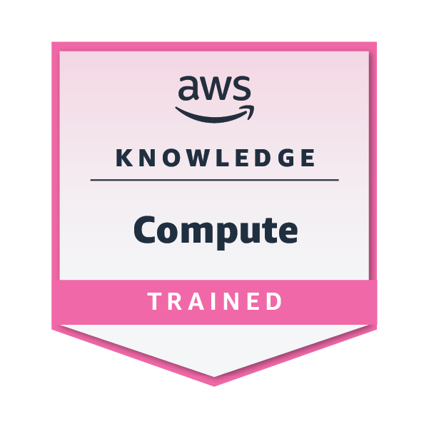 AWS Knowledge Compute training badge